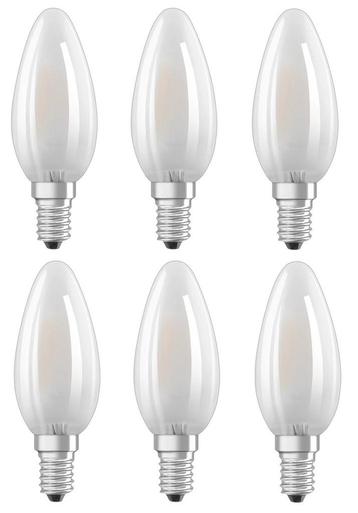 6 stuks Osram LED kaarslamp E14 1.5W 136lm 2700K Mat Niet... beschikbaar voor biedingen