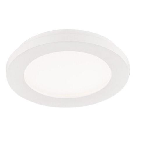 Witte plafonnière modern, Gistrup, 10W, 3000K LED, IP44, Huis en Inrichting, Lampen | Plafondlampen, Nieuw, Stof, Ophalen of Verzenden