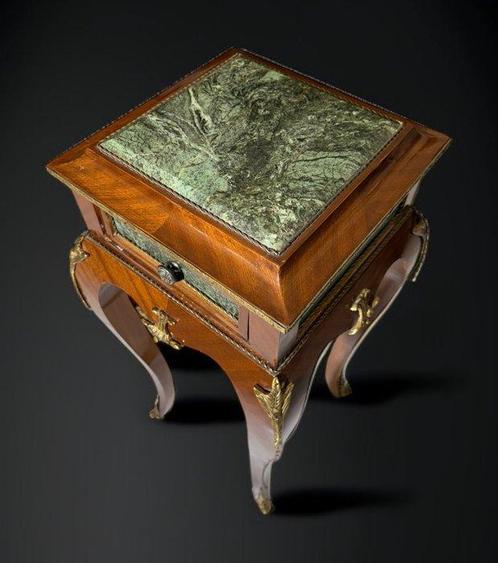 Bijzettafel - Hout, Ormolu, Stijl Napoleon III - Groen, Antiek en Kunst, Antiek | Overige Antiek
