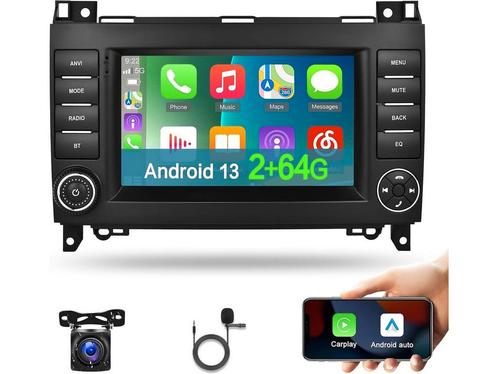 2+64G Android autoradio voor Mercedes Benz A klasse W169 / B, Huis en Inrichting, Woonaccessoires | Overige, Nieuw, Verzenden