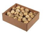 Kwarteleitjesmix naturel/goud 48 stuks gekleurde kwartel, Hobby en Vrije tijd, Knutselen, Ophalen of Verzenden, Nieuw
