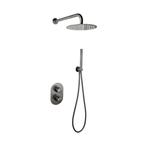 Sani Royal Inbouw Regendouche Doucheset Gun Metal messing, Nieuw