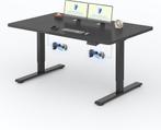 Zit sta bureau - Elektrisch - Verstelbaar - 160x70  cm - Zwa, Verzenden, Zo goed als nieuw