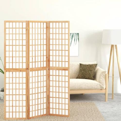 vidaXL Kamerscherm inklapbaar 3 panelen Japanse stijl, Huis en Inrichting, Woonaccessoires | Kamerschermen, Nieuw, Verzenden