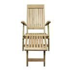 Volendammer deckchair teak, Tuin en Terras, Tuinstoelen, Ophalen of Verzenden, Nieuw, Teakhout