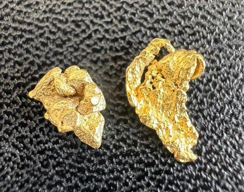 Goud Goud nuggets- 0.5 g - (2), Verzamelen, Mineralen en Fossielen