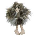 knuffel langhaar struisvogel 28cm*, Verzenden, Nieuw