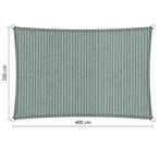 Premium schaduwdoek 2x4m rechthoek waterdoorlatend Count..., Tuin en Terras, Nieuw