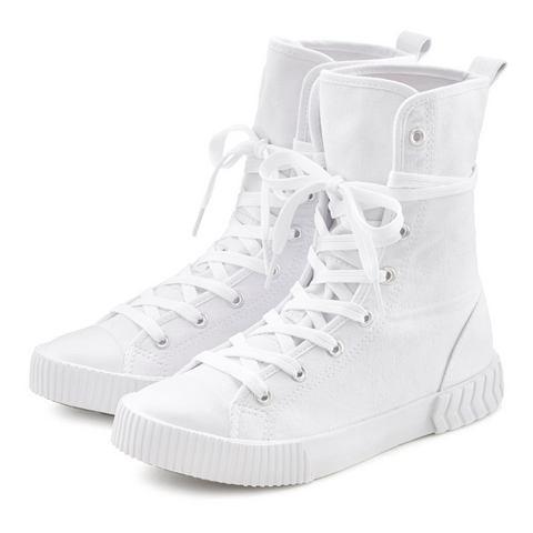 Lascana Laarsjes in combat-look, high top sneaker,, Kleding | Dames, Schoenen, Nieuw, Verzenden
