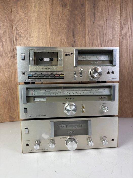 Sony - TA-212 Amplifier - ST-212L Tuner - TC-U2 Cassette, Audio, Tv en Foto, Radio's