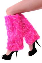 Roze Beenwarmers Bont Nepbont Faux Fur Spirit Burning Man Ho, Nieuw, Carnaval, Ophalen of Verzenden