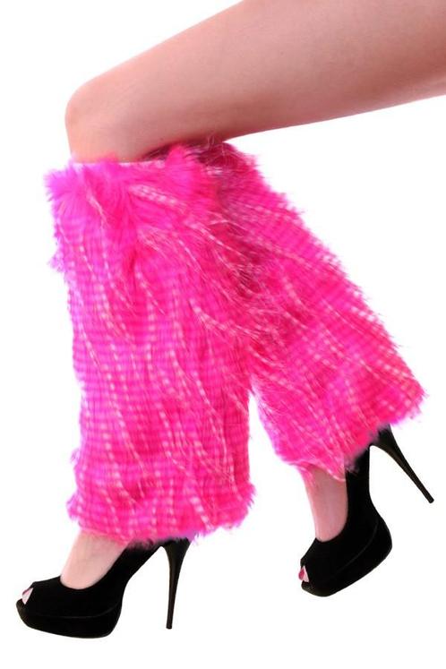 Roze Beenwarmers Bont Nepbont Faux Fur Spirit Burning Man Ho, Kleding | Dames, Carnavalskleding en Feestkleding, Nieuw, Carnaval