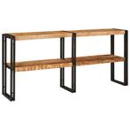 vidaXL Console Tafel 160x33x75 cm Massief Ruw Houten Mango, Verzenden, Nieuw, 50 tot 100 cm, 75 cm of meer