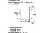 Bosch BFL523MB3 - Serie 2 - Inbouwmagnetron, Verzenden, Zo goed als nieuw