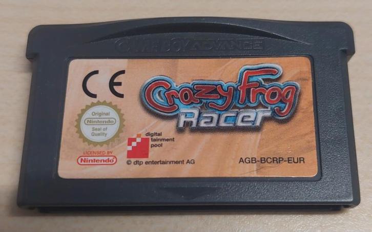 Crazy frog racer losse cassette (Gameboy Advance tweedehands, Spelcomputers en Games, Games | Nintendo Game Boy, Zo goed als nieuw