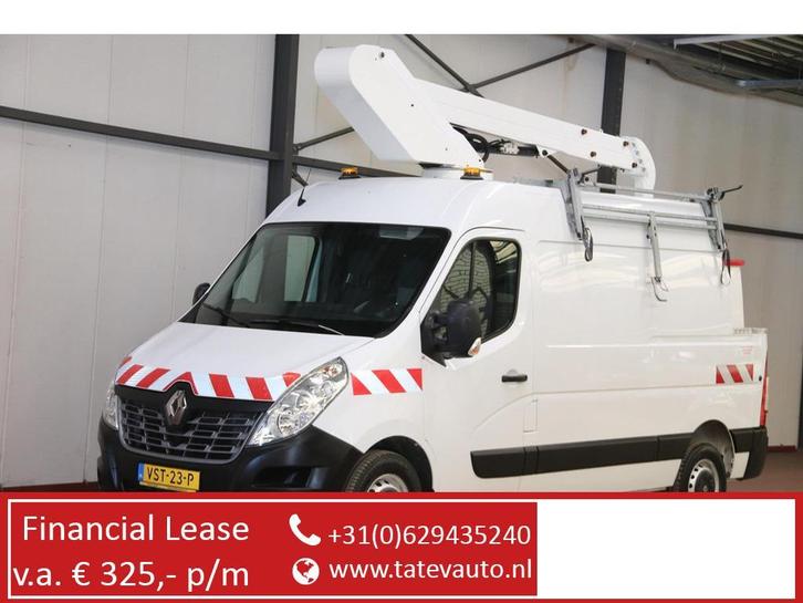 Renault Master AUTOHOOGWERKER 12 METER NACELLE FRANCE ELEVAT, Auto's, Bestelauto's, Lease, Grijs, Handgeschakeld, Wit, Renault