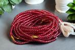 Waist Beads / Afrikaanse Heupketting -  Ike - Rood / goud (T, Ophalen of Verzenden, Nieuw