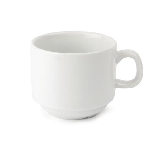 Theekopjes | WHITEWARE | Porselein | Wit | 20cl | 12 Stuks, Zakelijke goederen, Horeca | Keukenapparatuur, Nieuw in verpakking