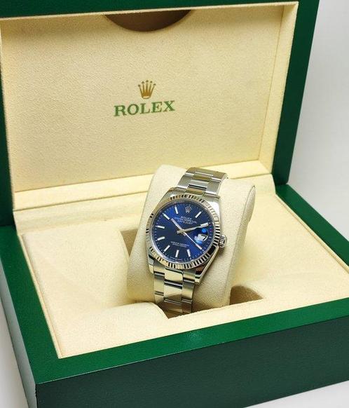 Rolex - Datejust 36 - Blue Dial - Ref. 126234 - Heren -, Sieraden, Tassen en Uiterlijk, Horloges | Heren
