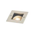 Moderne grondspot grijs beige GU10 50mm draai- en kantelbaar, Nieuw, Minder dan 50 watt