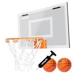 VirtuFit Pro Mini Basketbalbord met 2 Ballen en Pomp - Wit, Sport en Fitness, Basketbal, Verzenden, Nieuw