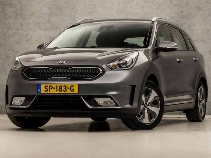 Zakelijke Lease |  Kia Niro 1.6 GDi Hybrid DynamicLine, Auto's, Kia, Onderhoudsboekje, Lease, Zwart, Automaat, SUV of Terreinwagen