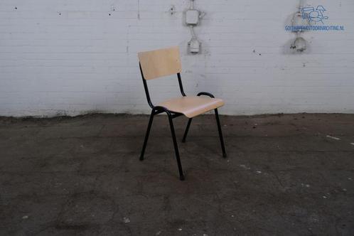 De Valk | Kantinestoelen | Jong gebruikt | Berken hout | Sta, Huis en Inrichting, Bureaus, Gebruikt, Verzenden