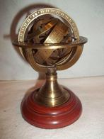Armillarium - Full Brass Armillary Sphere on wooden Pedistal