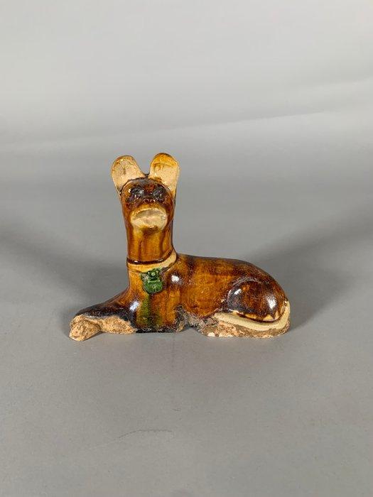 Oud Chinees, Tang-dynastie Terracotta wachthond - 15 cm, Antiek en Kunst, Antiek | Overige Antiek