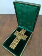 Crucifix - Legering - 1920-1930 - Oud kruisbeeld voor, Antiek en Kunst