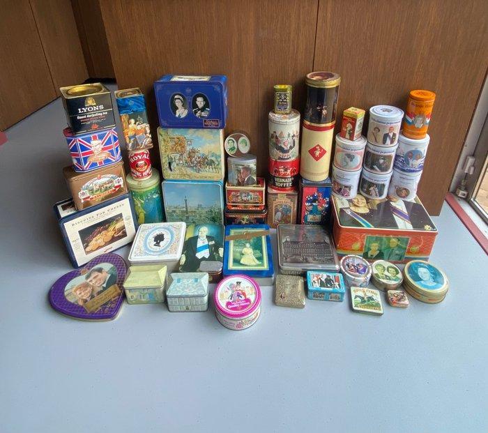 Blikken doos (46) - Tin - Vintage Grote Collectie, Antiek en Kunst, Curiosa en Brocante