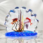Costantini Murano - sculptuur, Acquario con pesci e medusa -, Antiek en Kunst