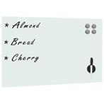 vidaXL Whiteboard voor aan de wand magnetisch 60x40 cm glas, Verzenden, Nieuw in verpakking