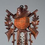 Themacollectie - Zwarte woud houtsnijwerk thermometer, Antiek en Kunst