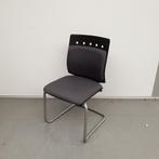Interstuhl vergaderstoel - zwart kunststof met grijze stof, Huis en Inrichting, Ophalen of Verzenden, Nieuw