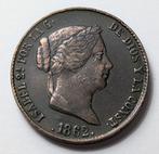 Spanje. Isabel II. 25 centimos de real (un Cuartillo) 1862