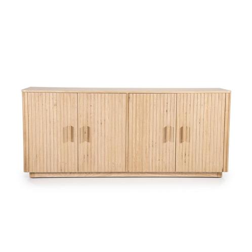 *WOONWINKEL* Eleonora Rosenborg Dressoir Licht Eiken Met Lat, Huis en Inrichting, Kasten | Dressoirs, Nieuw, Verzenden