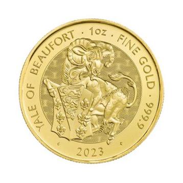 Tudor Beasts Yale 1 troy ounce gouden munt 2023