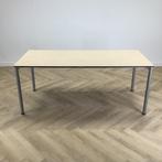 Eromes kantinetafel 180x80 cm,  ahorn - grijs, Ophalen of Verzenden, Gebruikt, Bureau