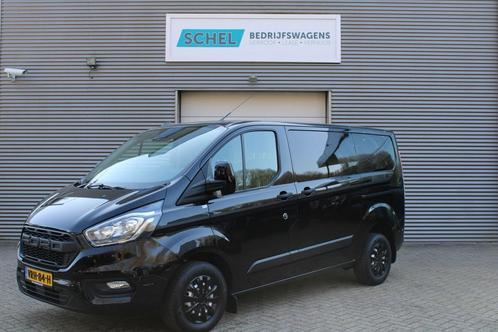 Ford Transit Custom 280 2.0 TDCI L1H1 Trend 130pk - Raptor -, Auto's, Bestelauto's, Onderhoudsboekje, Lease, Zwart, Handgeschakeld