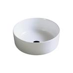 Opbouw Waskom Best Design Sante 30 cm Rond Keramiek Wit, Ophalen of Verzenden, Nieuw, Overige typen