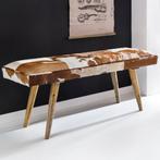 Bankje met geitenhuid 120 cm lang, Verzenden, Nieuw