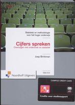9789001802455 Cijfers spreken | Tweedehands, Boeken, Verzenden, Zo goed als nieuw, Joep Brinkman