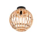 Landelijke plafondlamp bamboe 30 cm - Canna, Huis en Inrichting, Lampen | Plafondlampen, Nieuw, Landelijk / Rustiek
