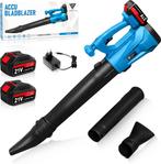 Bladblazer met Accu - Elektrische Blazer - Blauw - Vesto®, Tuin en Terras, Bladblazers, Verzenden, Zo goed als nieuw