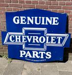Chevrolet Genuine Parts Zwaar Emaille Bord 122 x 98 cm, Verzamelen, Automerken, Motoren en Formule 1, Gebruikt, Ophalen