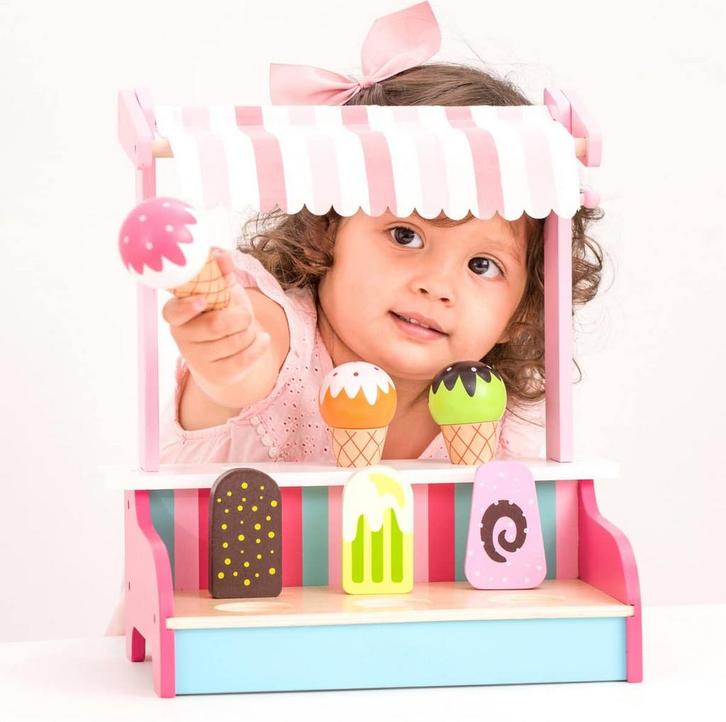 New Classic Toys Speelgoedwinkeltje IJskraam Inclusief, Kinderen en Baby's, Speelgoed | Overig, Zo goed als nieuw, Ophalen of Verzenden