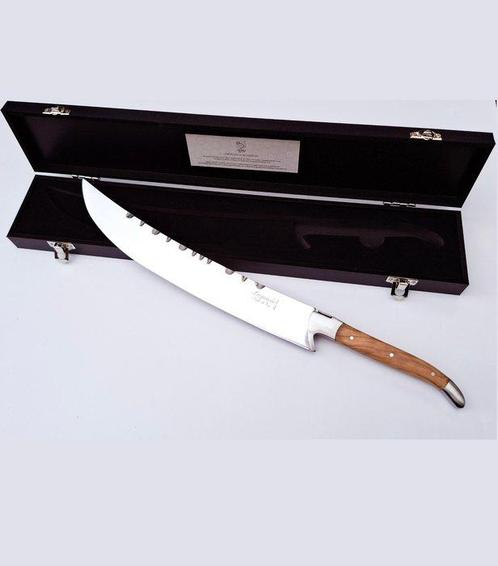 Laguiole - Champagne saber - Olive Wood handle - Style de, Verzamelen, Wijnen