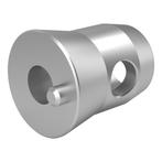 FORTEX FCS2-SCON-ST conische koppeling staal voor boxcorner, Verzenden, Nieuw