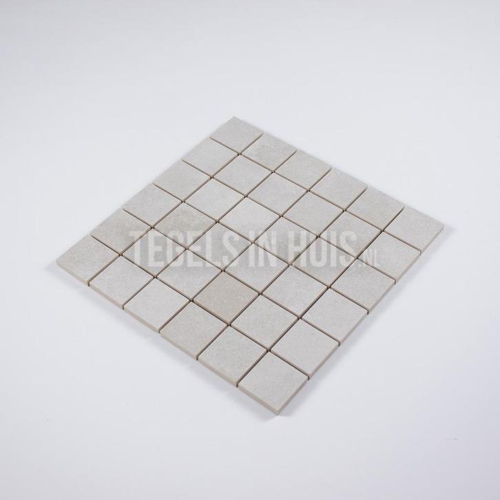 Mozaiek tegel beige 5x5 cm keramiek, Doe-het-zelf en Verbouw, Tegels, Nieuw, 10 m² of meer, Keramiek, Ophalen
